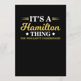 Eine Hamilton-Sache, die du nicht verstehen würdes Einladung