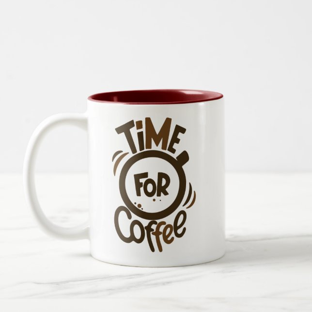 Eine Hand, eine Kaffeetasse (Links)