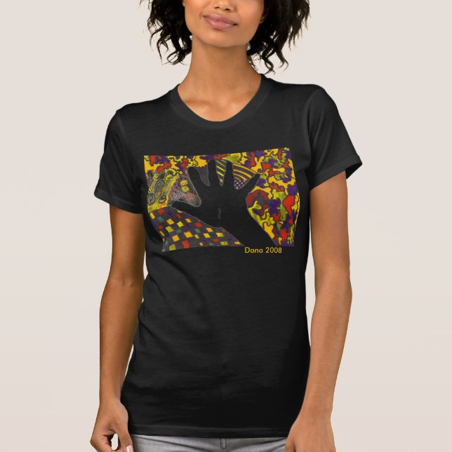 Eine Hand oben T-Shirt (Vorderseite)