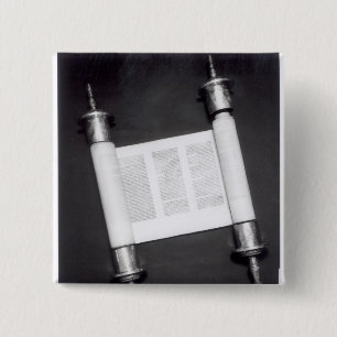 Eine hebräische Rolle Button