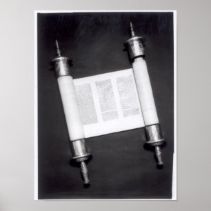 Eine hebräische Rolle Poster