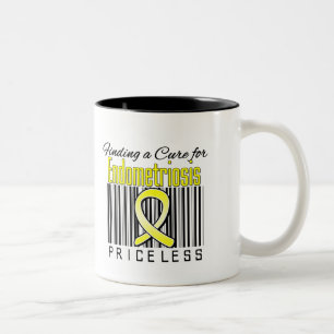 Eine Heilung für Endometriosis UNBEZAHLBAR finden Zweifarbige Tasse