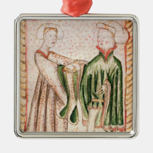 Eine Heirat Ornament Aus Metall