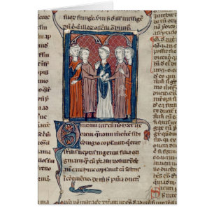 Eine Heirat-Szene, von 'Decrets de Gratien'