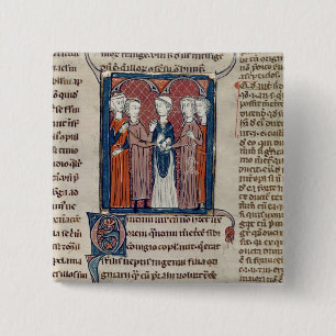 Eine Heirat-Szene, von 'Decrets de Gratien' Button