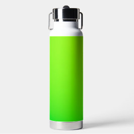 Eine helle grüne isolierte Wasserflasche aus Metal Trinkflasche