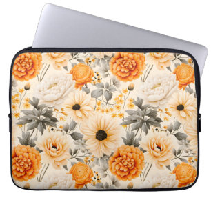Eine Herbst-Blumenserie Design 1 Laptopschutzhülle