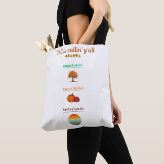 Eine Herbstalltragung Tasche