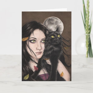 Eine Herbstergrußkarte Karte