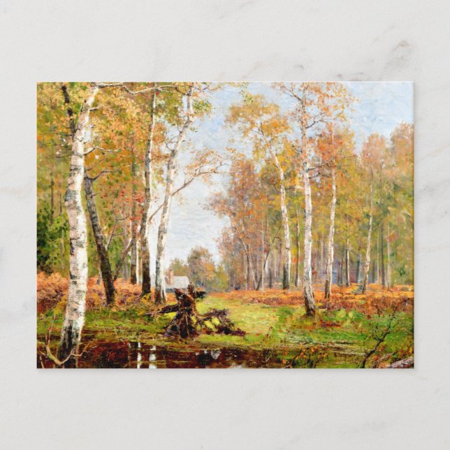 Eine Herbstlandschaft aus Aland Postkarte (Vorderseite)