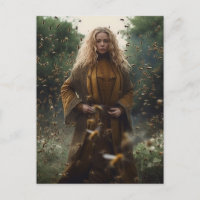 Eine herrliche Blondine der Honigbienen
