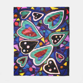 Eine Herzensammlung Fleecedecke