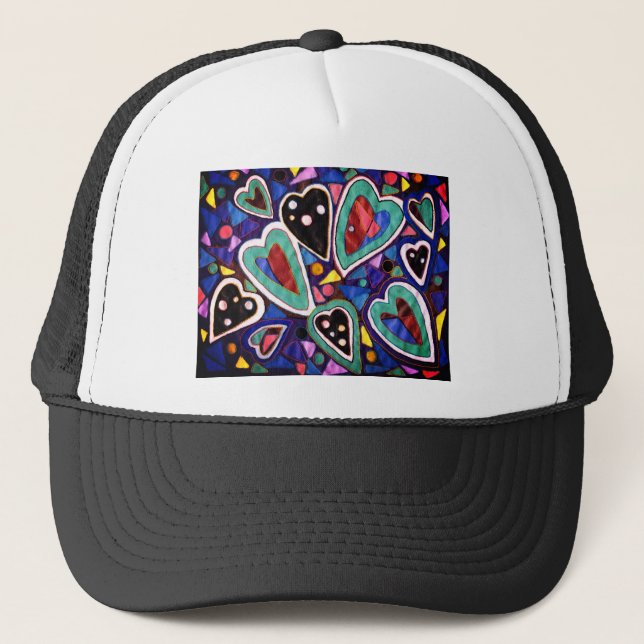 Eine Herzensammlung Truckerkappe (Vorderseite)