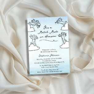 Eine himmlische Hochzeit - Whimsical Brautparty Einladung