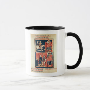 Eine Hirschjagd und ein König Tasse