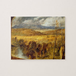 Eine Hochland-Landschaft, c.1825-35 (Öl an Bord)