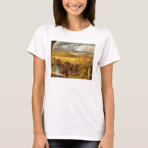 Eine Hochland-Landschaft, c.1825-35 (Öl an Bord) T-Shirt