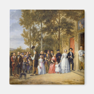 Eine Hochzeit beim Coeur Volant, Louveciennes Magnet