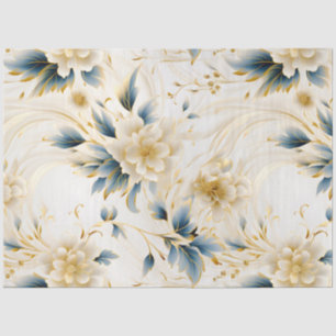 Eine Hochzeitsblumenserie Design 1 Seidenpapier