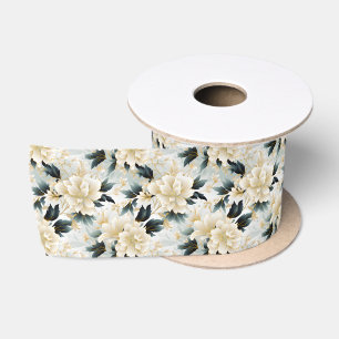 Eine Hochzeitsblumenserie Design 7 Satinband