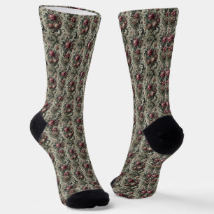 🌹 Eine hohle Erbschaft – Gotisches Delirium Socken