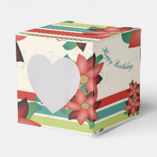 Eine hübsche Flower Paper Heart Chocolate Gevor Bo Geschenkschachtel
