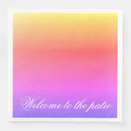 Eine Hübsche, lebendige Pastelle Serviette