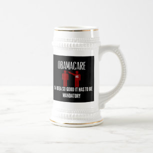 EINE IDEE, DIE SO GUT IST, DASS SIE VERPFLICHTET W BIERGLAS