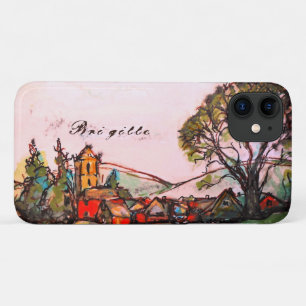 Eine idyllische britische Dorfkunst-Skizze & Name Case-Mate iPhone Hülle