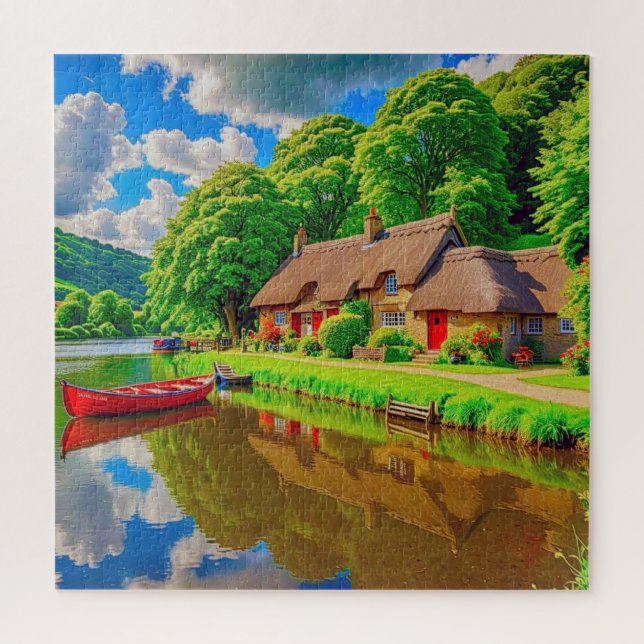 Eine idyllische Landschaft (Vertikal)