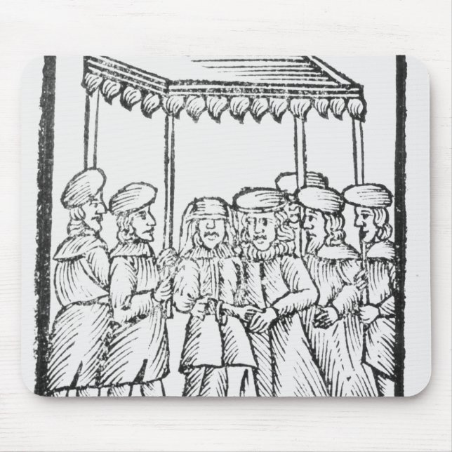 Eine Illustration einer jüdischen Hochzeit Mousepad (Vorne)