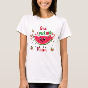 Eine in A Melon Watermelon Geburtstagsparty Mum T-Shirt