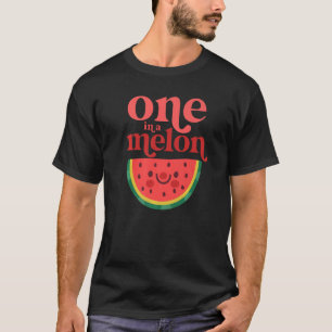 Eine in einem Melon Baby Niedlich Watermelon Erste T-Shirt