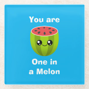 Eine in einem Melon Glasuntersetzer