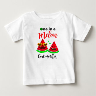 Eine in einem Melon Godmatt Wassermelone Niedlich Baby T-shirt