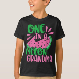 Eine in einem Melon Oma Watermelon Rosa Großmutter T-Shirt