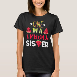 Eine in einem Melon Sister Bday Matching Group Som T-Shirt