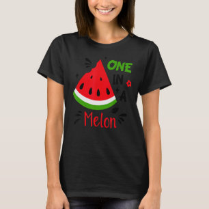 Eine in einem Melon Watermelon Hallo Sommer Frauen T-Shirt