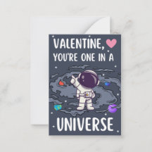 Eine in einem Universum-Klassenzimmer Valentinstag