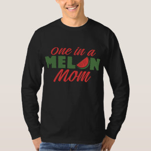 Eine in einer Melon-Mama Mutter Mamas Wassermelone T-Shirt