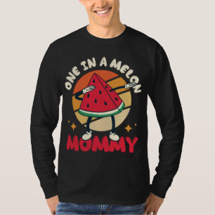 Eine in einer Melon Mommy große Fruchtkuchen Wasse T-Shirt