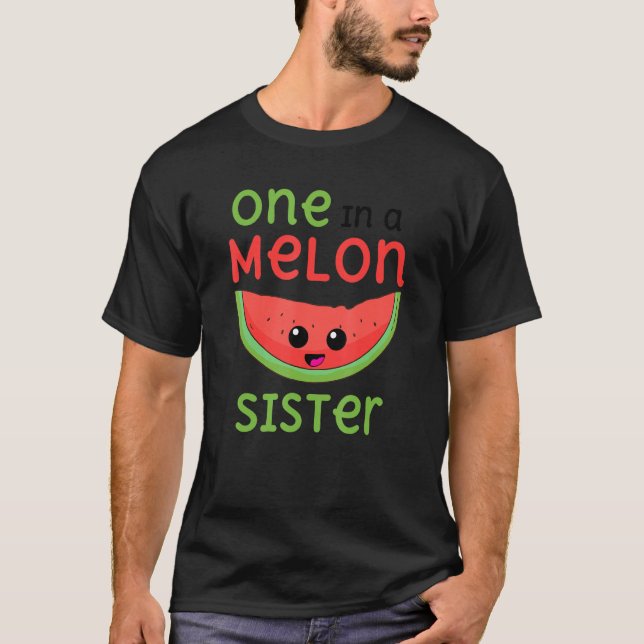 Eine in einer Melon-Party-Sistergruppe, die mit de T-Shirt (Vorderseite)