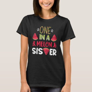 Eine in einer Melon-Schwester Watermelon Matching T-Shirt