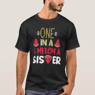 Eine in einer Melon-Schwester Watermelon Matching T-Shirt