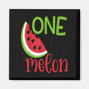 Eine in einer Melone Süße Niedliche Lustige Sommer Magnet