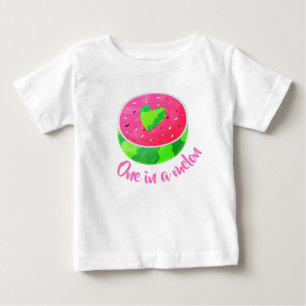 Eine in einer Melone süße Sommer-Wassermelone Baby T-shirt