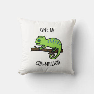 Eine in einer Million Niedlichen Chameleon Pun Kissen