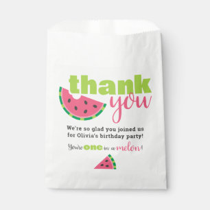 Eine in einer Wassermelone Wassermelone 1. Geburts Geschenktütchen