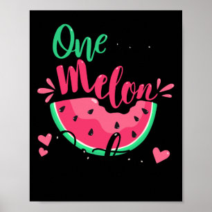 Eine in Melon Sister Summer Birthday Party Matchi Poster