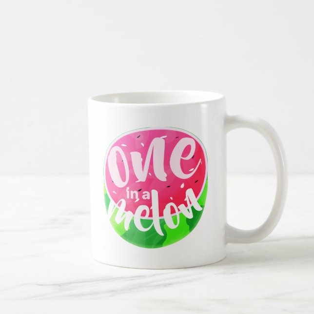 Eine in Melon Sweet Summer Watermelon Kaffeetasse (Rechts)